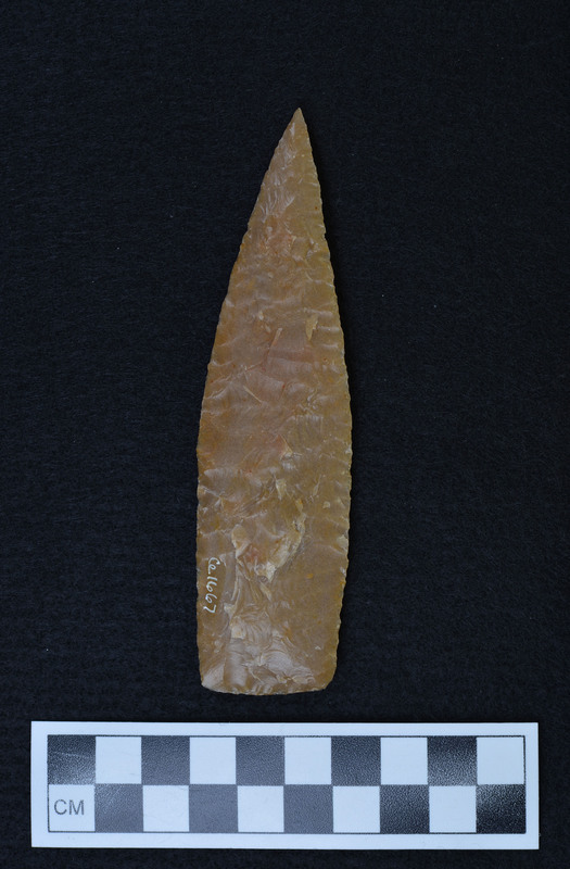 Heat treated, parallel flaking