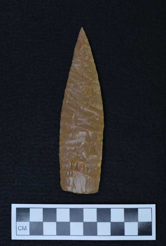 Heat treated, parallel flaking