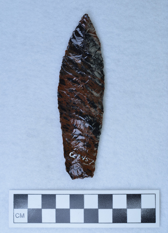 Lanceolate, parallel transverse flaking