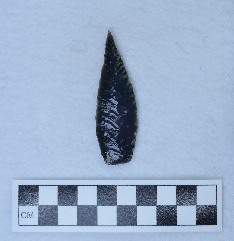 Chevron type flaking