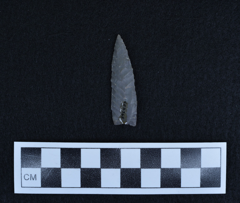 Chevron flaked, base thinned