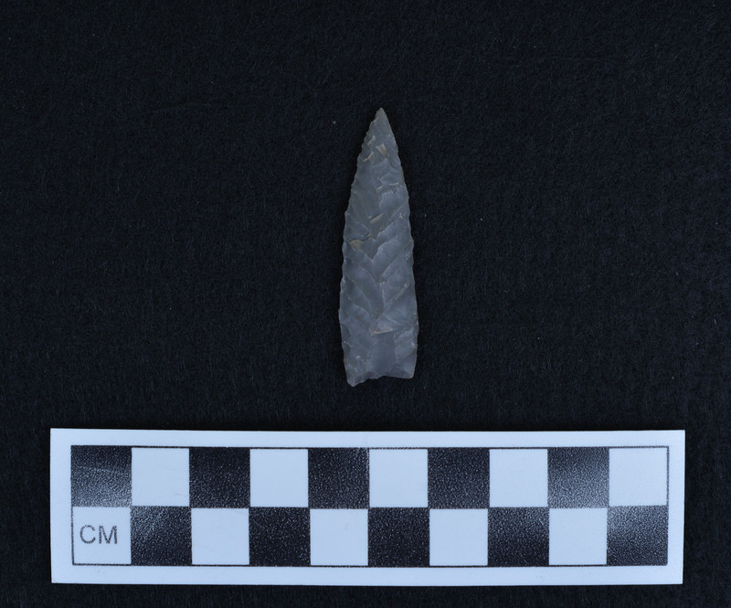 Chevron flaked, base thinned