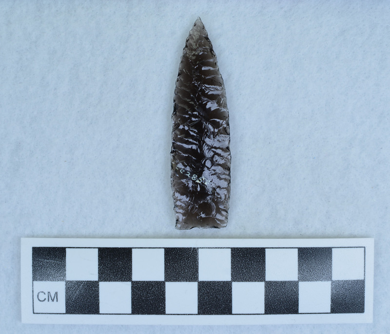 Parallel diagonal flaked to midsection