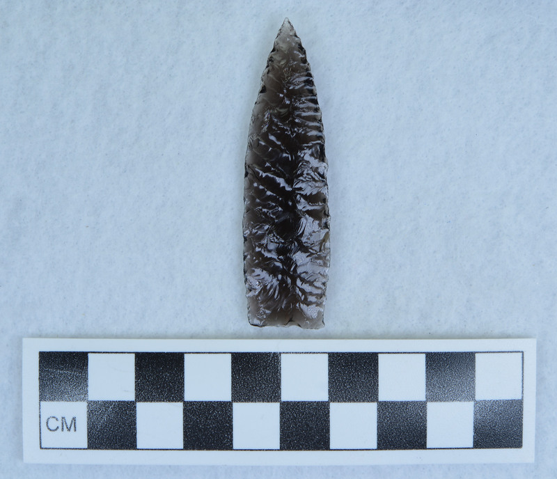 Parallel diagonal flaked to midsection