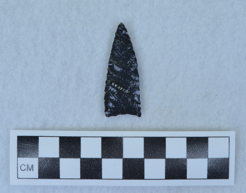 Lanceolate, parallel diagonal flaking