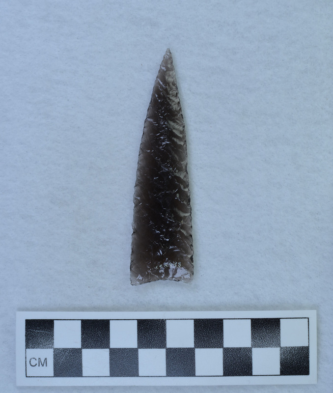 Very narrow parallel diagonal flaking