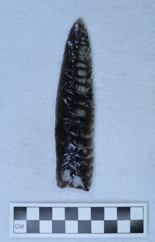 Flakes wide, not very oblique