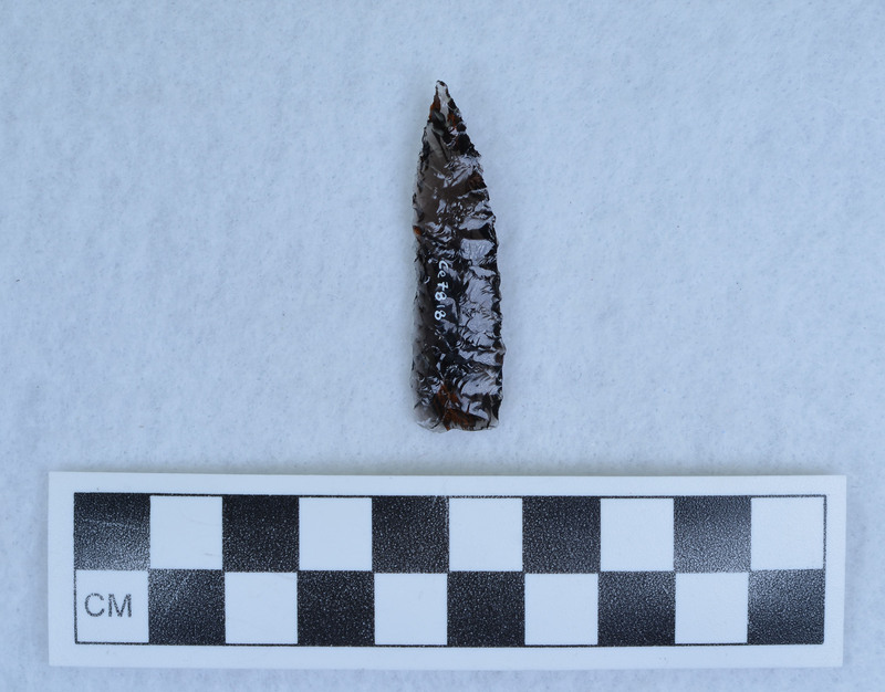 Chevron flaking on one side