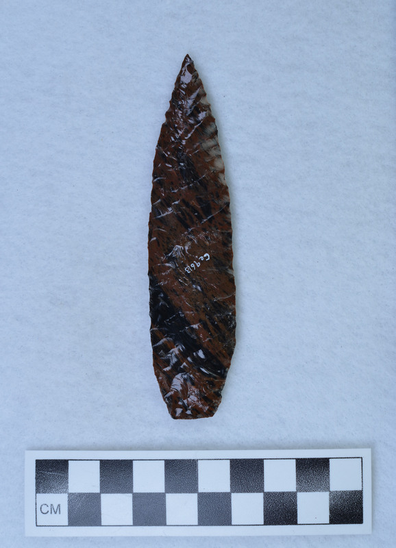 Parallel diagonal flaked, Titmus technique