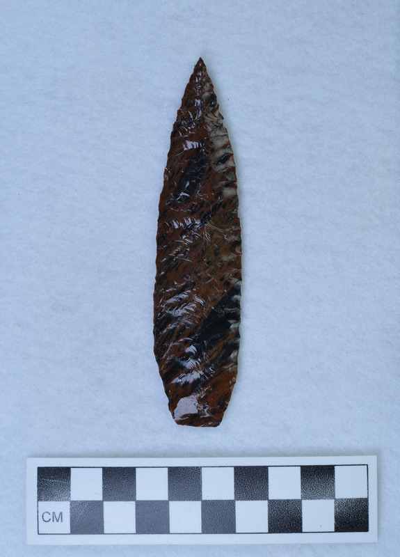 Parallel diagonal flaked, Titmus technique