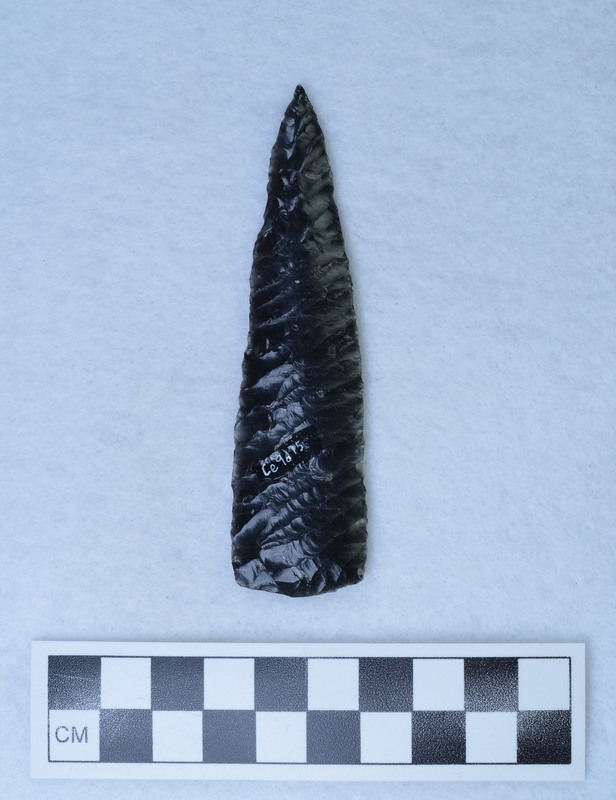 Parallel diagonal flaking, Titmus holding technique