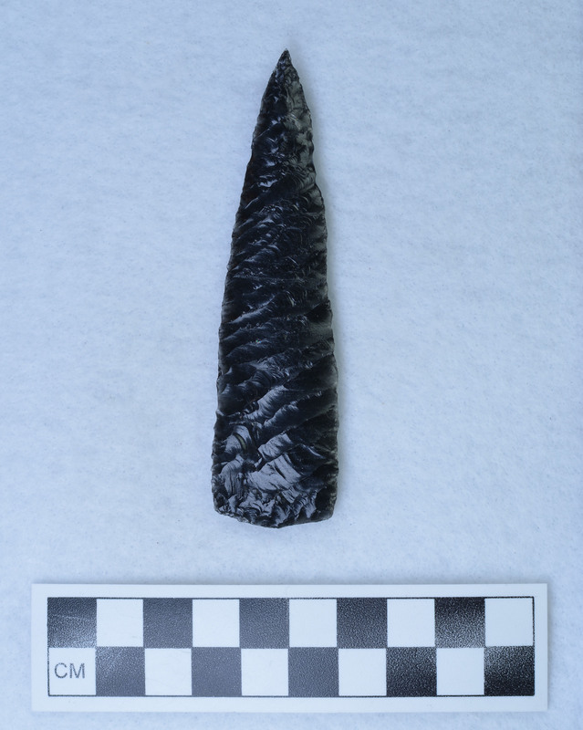 Parallel diagonal flaking, Titmus holding technique