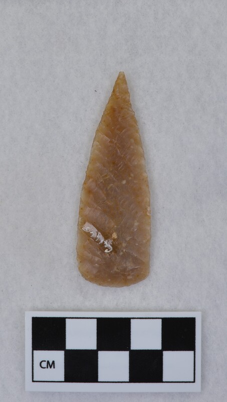 Heat treated, parallel diagonal flaking