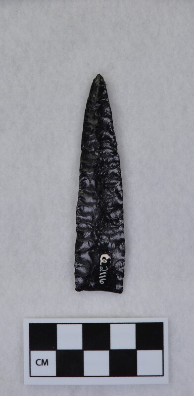 Basal thinning, collateral flaking, concave base