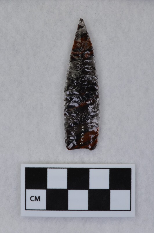 Parallel flaking to midsection, lanceolate style, basal thinning