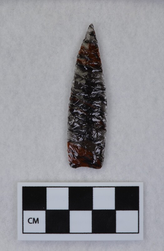 Parallel flaking to midsection, lanceolate style, basal thinning