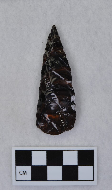 Oblique parallel flaking