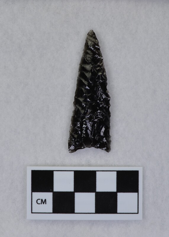Lanceolate, parallel flaking. Some basal thinning. (MAP)