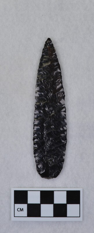 Parallel diagonal flaking, Titmus holding technique