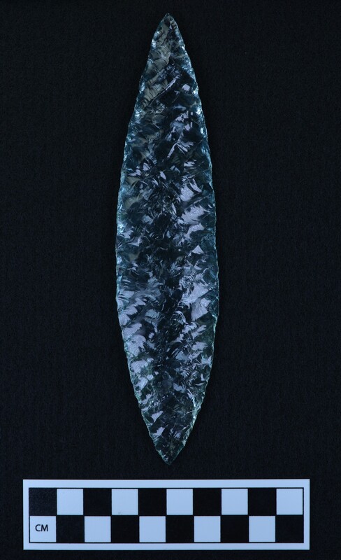 Titmus technique, parallel diagonal flaked, bi-point/solutrian