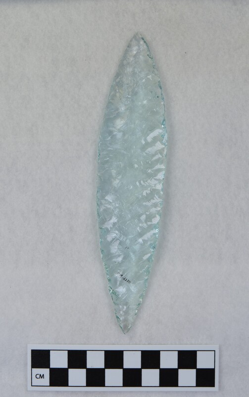 Titmus technique, parallel diagonal flaked, bi-point/solutrian