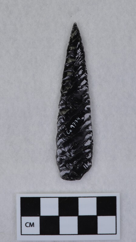 Titmus flaking, basal section unfinished