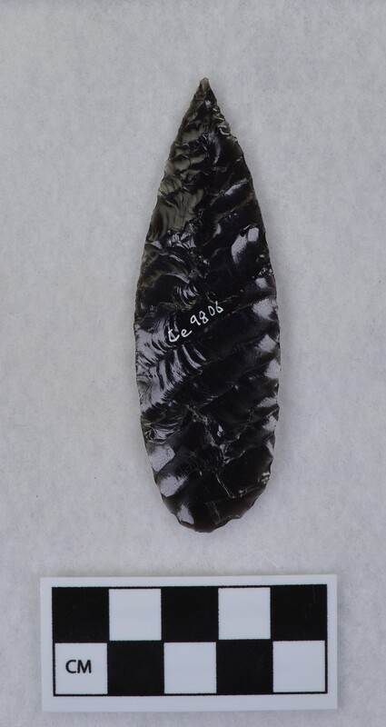 Titmus technique, parallel diagonal flaking, basal thinning,