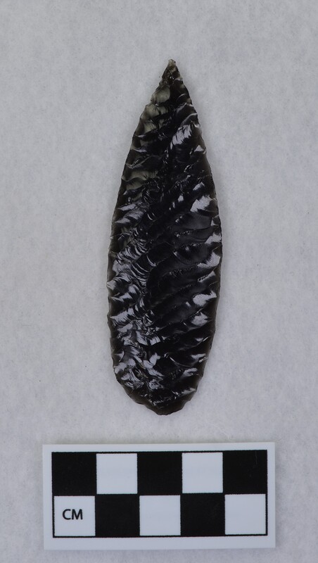 Titmus technique, parallel diagonal flaking, basal thinning,