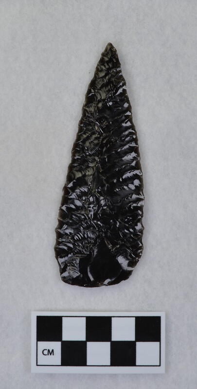 1 face Titmus tech., narrow parallel diag. flaking