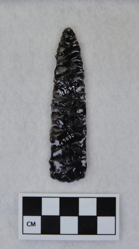 Broken, Titmus technique, lanceolate style, ground and thinned basal margins