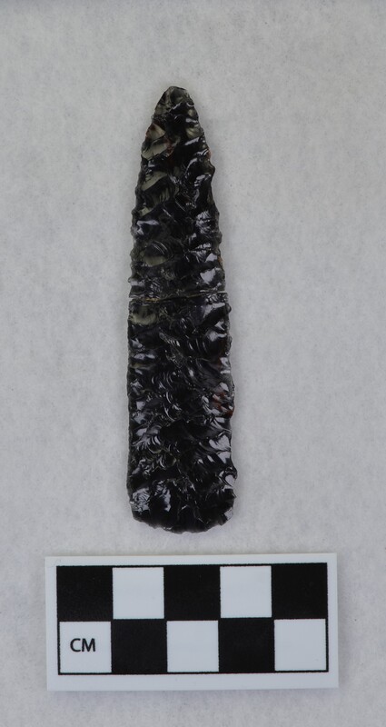 Broken, Titmus technique, lanceolate style, ground and thinned basal margins