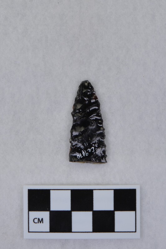 Broken, Titmus technique, lanceolate style, ground and thinned basal margins