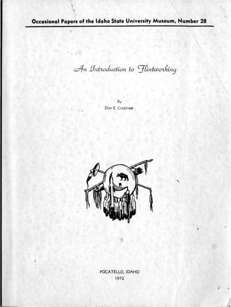 Donald Crabtree's seminal text. This text is frequently cited as core to establishing the discipline of experimental archaeology, and is still read and studied by modern students today. Published as Occasional Papers of the Idaho State University Museum, Number 28, Pocatello, Idaho, edited by Earl H. Swanson Jr and B. Robert Butler.