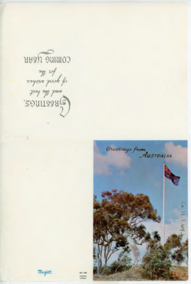 Greetings card from the Tindales