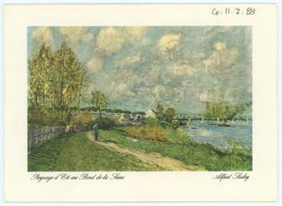 Card from Jacques and Juliette Tixier to Donald and Evelyn Crabtree