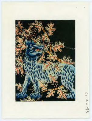 Card from Juliette and Jacques Tixier to Donald Crabtree