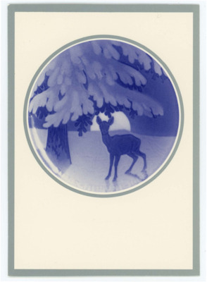 Holiday card from Bob and Lillian Ackerman