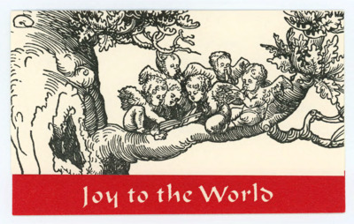 Holiday card from Quentin and Aleksandra Bass