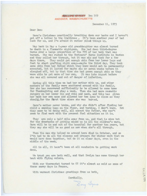 Letter from Douglas Byers to Donald Crabtree