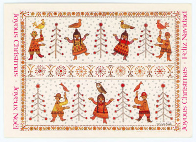 Holiday postcard from Peter Bleed