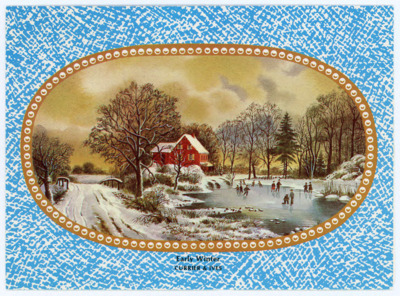 Holiday card from Juanita and Clif Boutelle