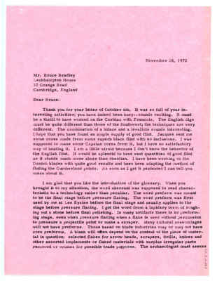 Letter from Don Crabtree to Bruce Bradley