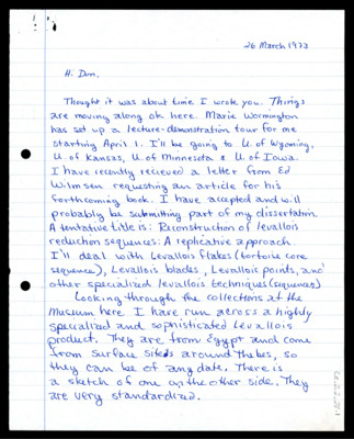 Letter from Bruce Bradley to Don Crabtree