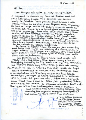 Letter from Bruce Bradley to Don Crabtree