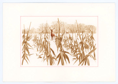 Greetings card to Donald Crabtree