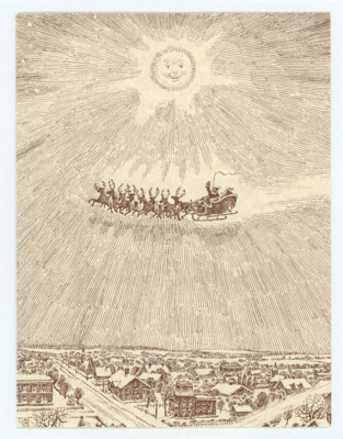 Card to Donald Crabtree from Mary Evins