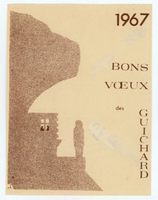 Card from G. Guichard to Donald and Evelyn Crabtree