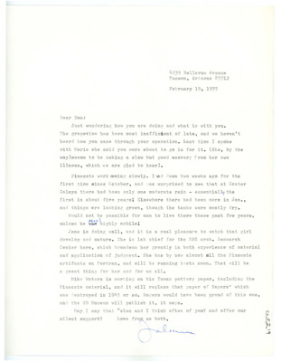 Letter from Julian D. Hayden to Don Crabtree