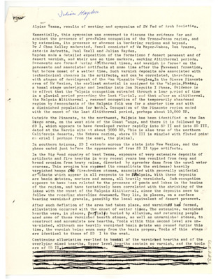 Letter from Julian D. Hayden to Don Crabtree