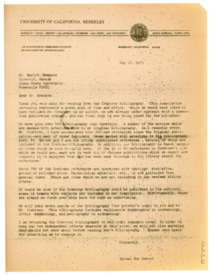 Letter from Thomas Roy Hester to Earl Swanson